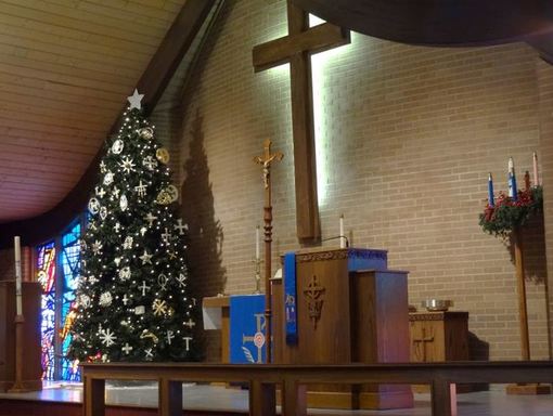 advent altar faith lutheran church.JPG