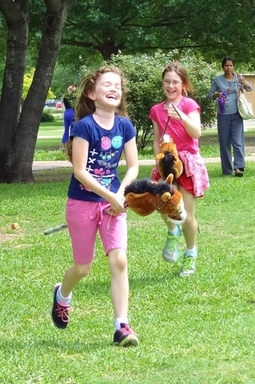 Julia Hitz Audrey Barry stick horses.JPG