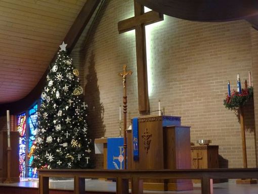 advent altar faith lutheran church.JPG