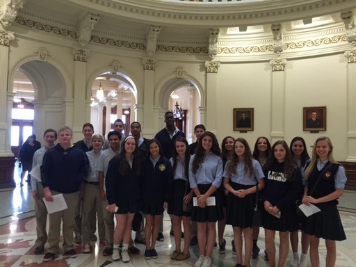 PCA Students at the Texas Capitol