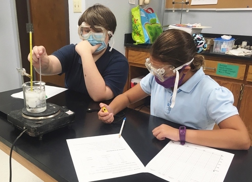 Faith Lutheran School of Plano science lab